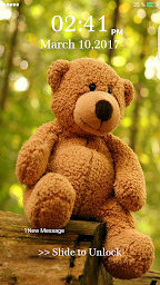 Teddy Bear Pin Lock Screen - Teddy Bear Wallpaper