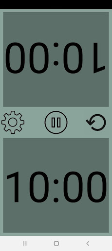 Android application Chess Timer screenshort