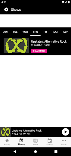 X 98.5 Screen 3