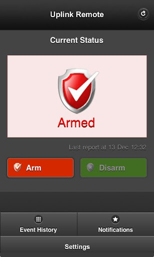 Android application Uplink screenshort