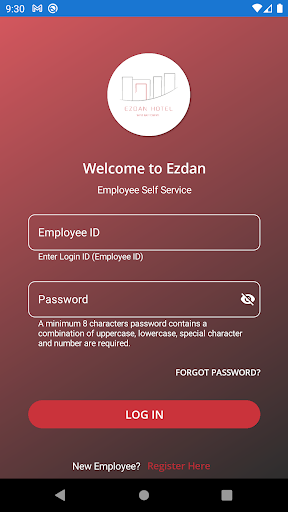 Android application Ezdan Employee SelfService ESS screenshort