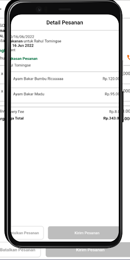 Foodzilla Merchant Screen 3