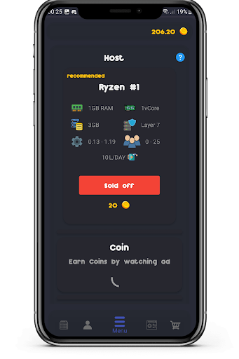 Android application McPlug - Minecraft Hosting screenshort