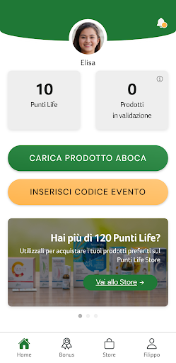 Android application Aboca Life screenshort