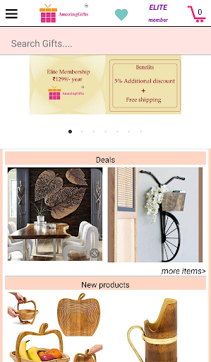 Android application AmazingGifts screenshort