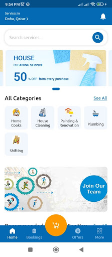 Android application Ozotrops Servicepro screenshort