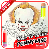 How To Draw Pennywise from IT icon
