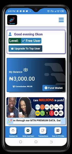 JIDAS TELECOM Screen 3