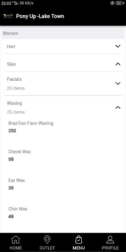 PonyUp Salon Screen 3