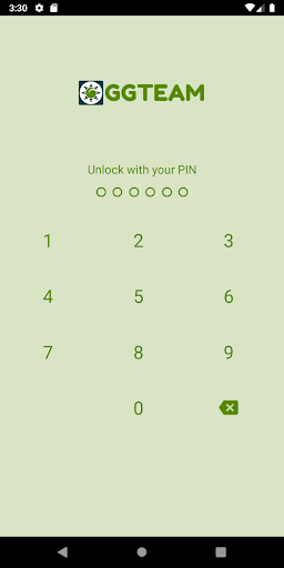 Android application GGTeam screenshort