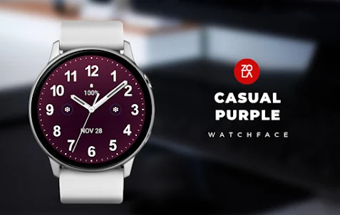 Casual Purple Watch Face
