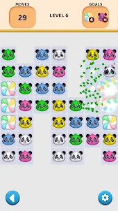 Panda rush Match puzzle