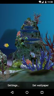 3D Aquarium Live Wallpaper HD Screenshot