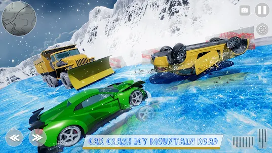 ألعاب تحطم سيارة الثلج