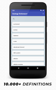 Geology Dictionary+ لقطة شاشة