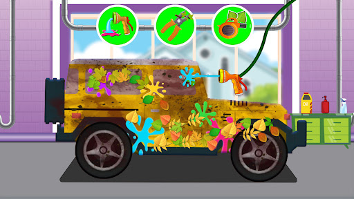 Android application Car Wash Cleaning Simulator screenshort