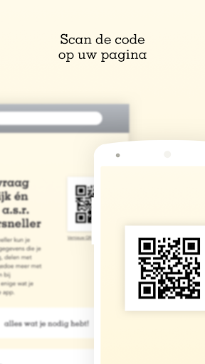Android application a.s.r. aanvraag versneller screenshort