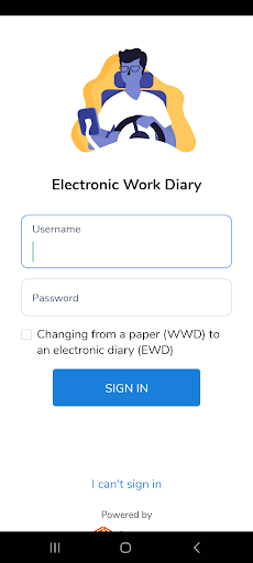 Android application EROAD EWD screenshort