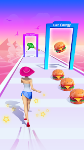 Screenshot 2 Beat Fit: Food & Running Game android