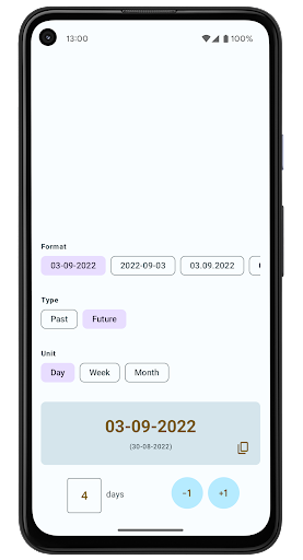 Android application Chronos screenshort