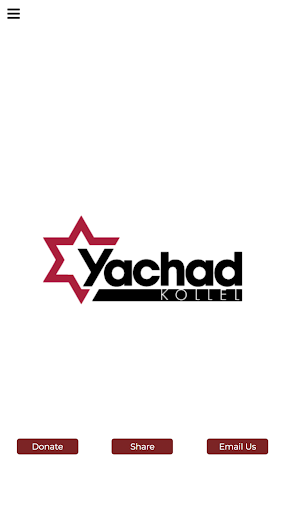 Android application Yachad Kollel screenshort