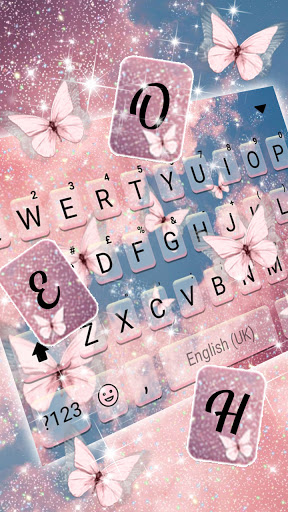 Butterfly Aesthetic Keyboard B Screen 2
