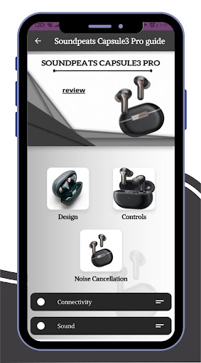 Android application Soundpeats Capsule3 Pro guide screenshort