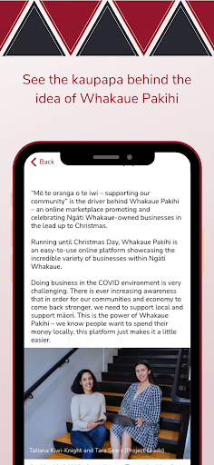 Whakaue Pakihi Screen 3