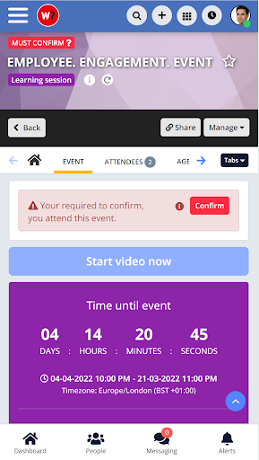 AgilityPortal Intranet Screen 2