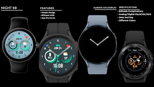 Night 68 - watch face screenshot 18