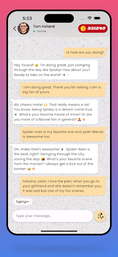 Celebschat - Stars Messanger Screen 3