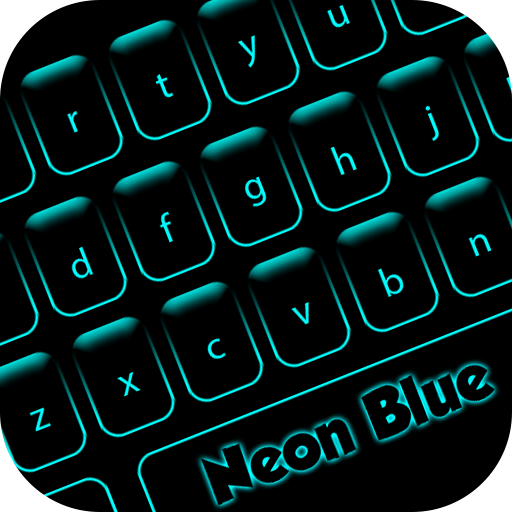 Neon Blue - Keyboard Theme  Icon