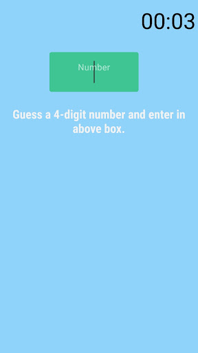 Guess Number Screen 3