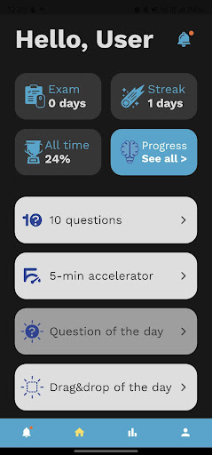 Android application PM Exam Prep screenshort