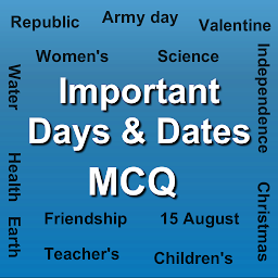 图标图片“Important Days Dates MCQ”