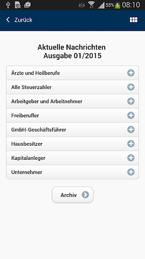 wetreu Steuer-App Screen 2