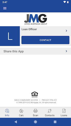 Mortgage Express by JMG Screen 2