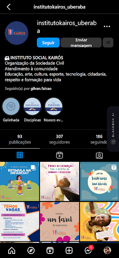 Projeto Kairós Screen 2