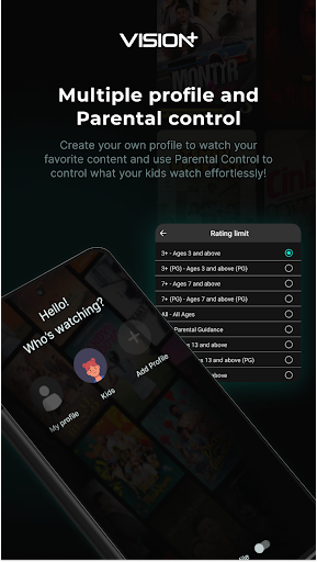 Vision+: Live, Sports & Series Screen 3