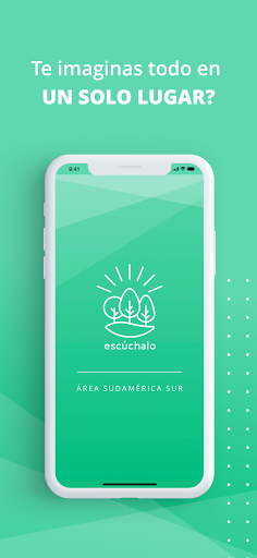 Android application Escúchalo screenshort
