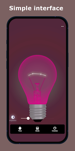 Android application Pink Light screenshort