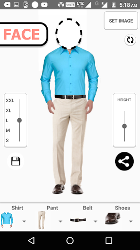 Android application Outfit Color Selection - Dress screenshort