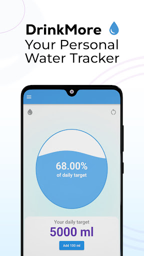 Android application Water Tracker - 2024 screenshort