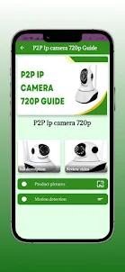P2P Ip camera 720p Guide
