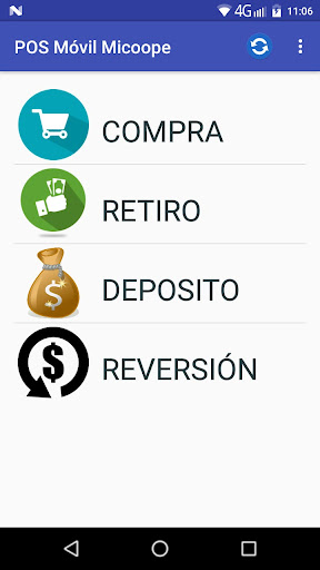 Android application POS Móvil Micoope 2 screenshort