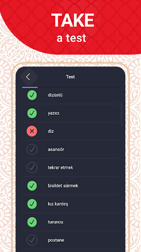Learn Turkish Words - 2Shine Screen 2