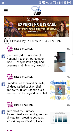 Android application 104.7 The Fish Atlanta screenshort