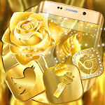 Cover Image of Baixar Golden Rose Launcher Theme 4.0 APK