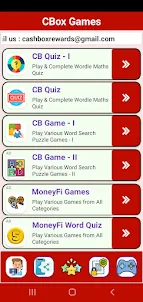 CashGain - Play Games Win Quiz