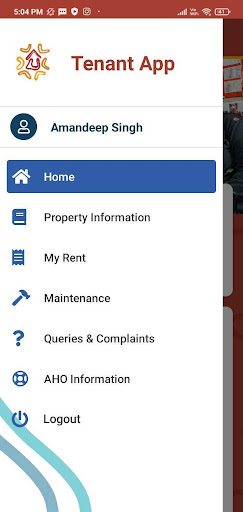 Tenant App Screen 2